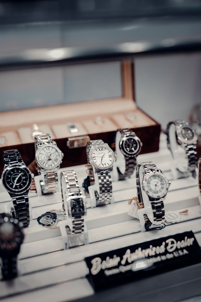 Crafting Captivating Headlines: Your awesome post title goes here A stylish display of luxury wristwatches at a boutique authorized dealer.
